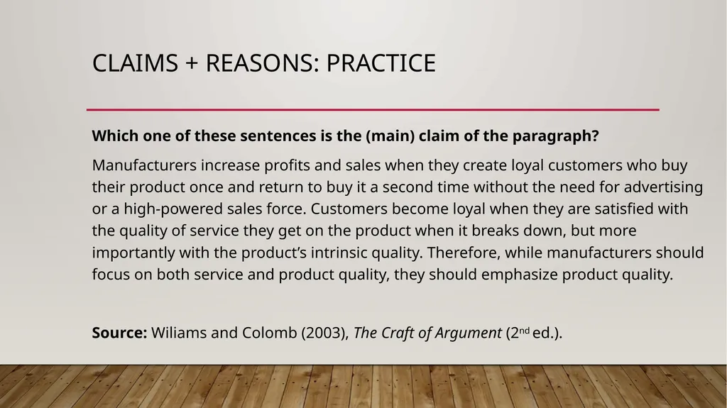 Arguments Omar Hussein Graduate Writing specialist - slide 8 of 25