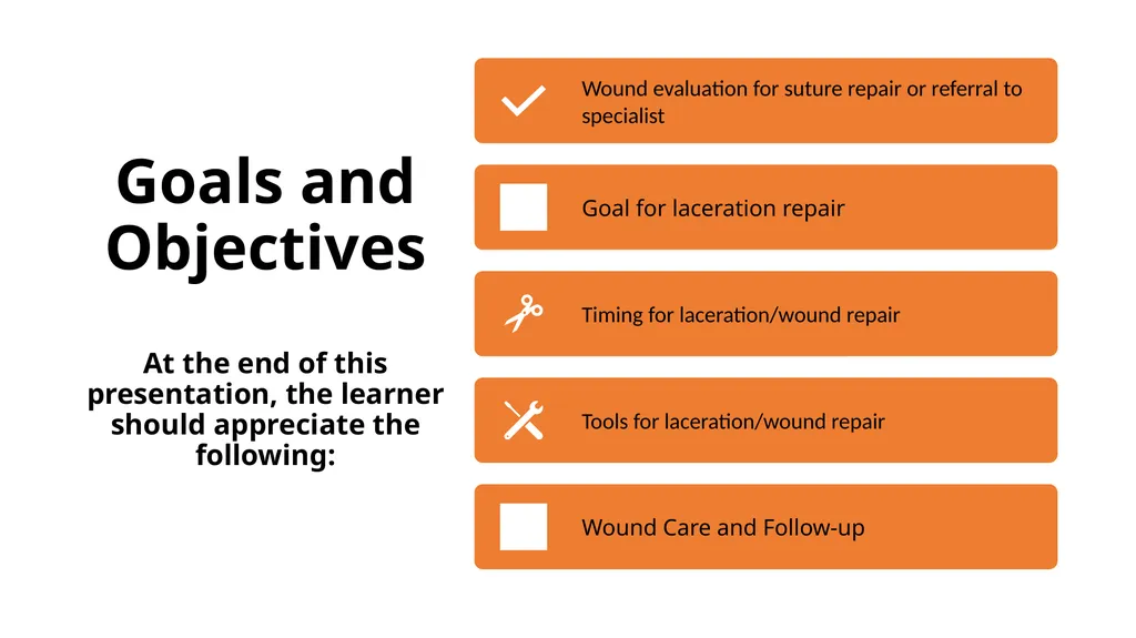 Laceration and Wound care 101 Dr. Amy Sikes - slide 2 of 18