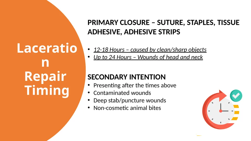 Laceration and Wound care 101 Dr. Amy Sikes - slide 8 of 18