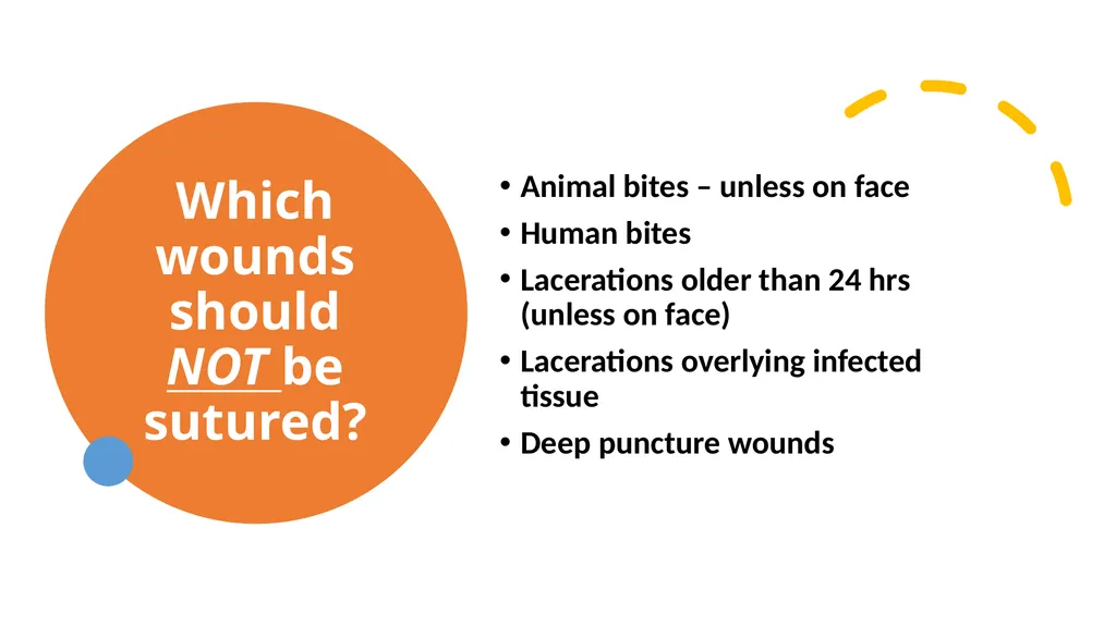 Laceration and Wound care 101 Dr. Amy Sikes - slide 5 of 18