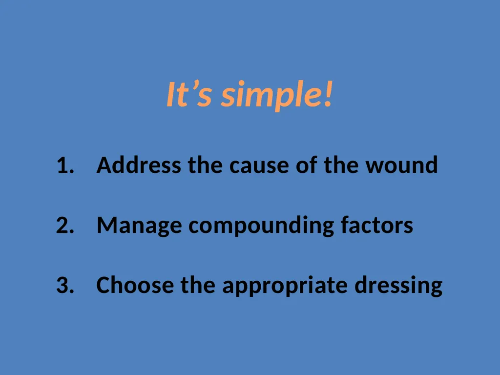 Practical Wound Care Strategies Created by L. - slide 4 of 50
