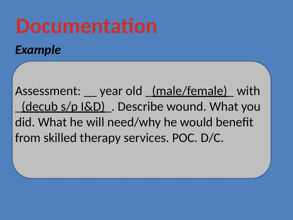 Practical Wound Care Strategies Created by L. - slide 37 of 50