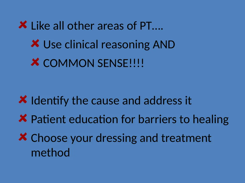 Practical Wound Care Strategies Created by L. - slide 49 of 50