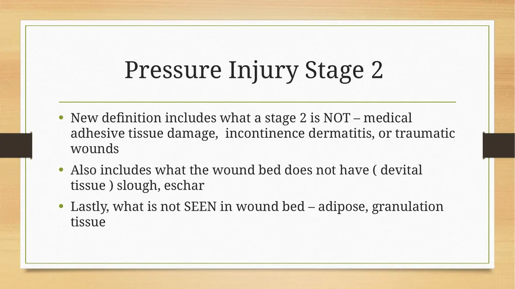Pressure Ulcers/Injuries Changes in Terminology - slide 5 of 13