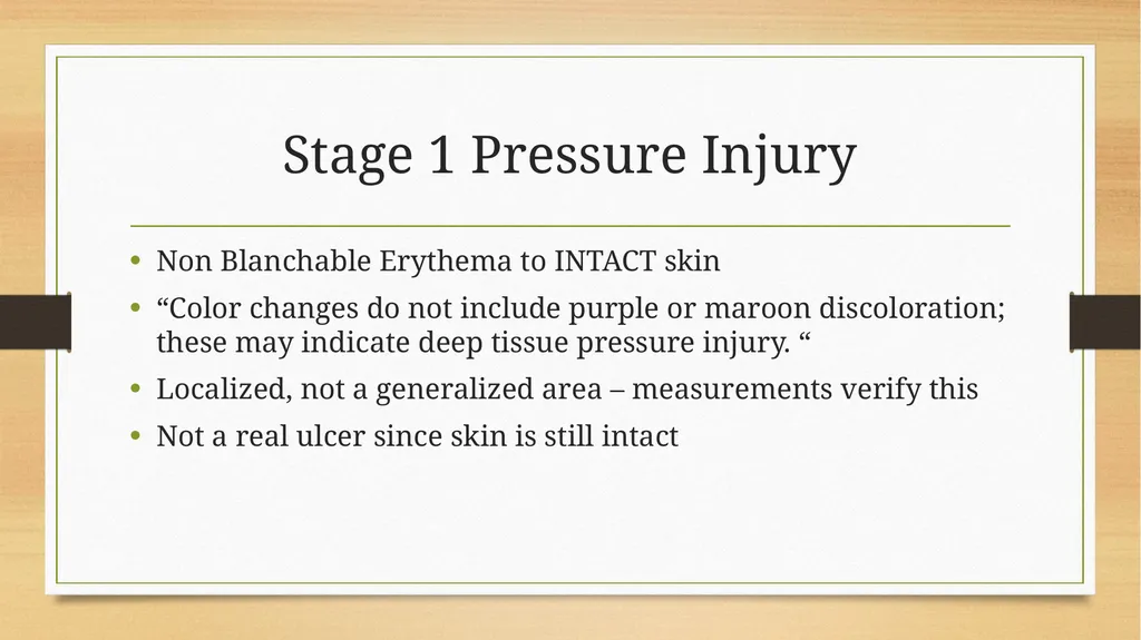 Pressure Ulcers/Injuries Changes in Terminology - slide 4 of 13