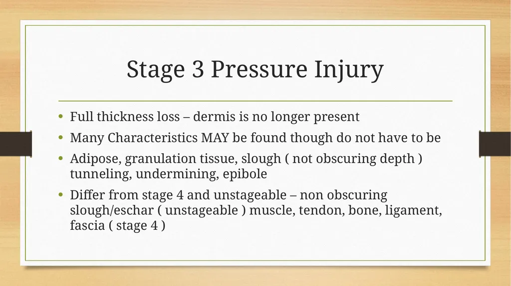 Pressure Ulcers/Injuries Changes in Terminology - slide 6 of 13