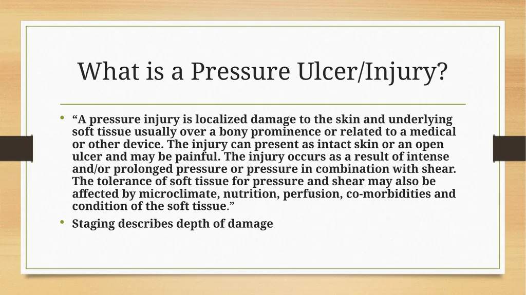 Pressure Ulcers/Injuries Changes in Terminology - slide 2 of 13