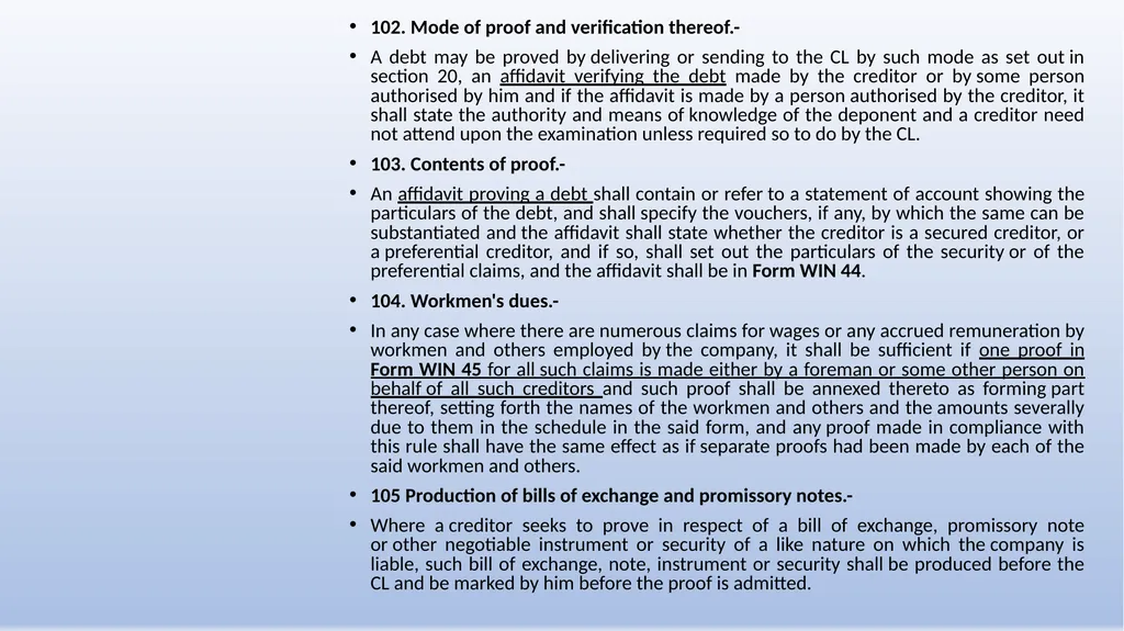 COMPANIES (WINDING UP) RULES, 2020 AN OVERVIEW - slide 26 of 110