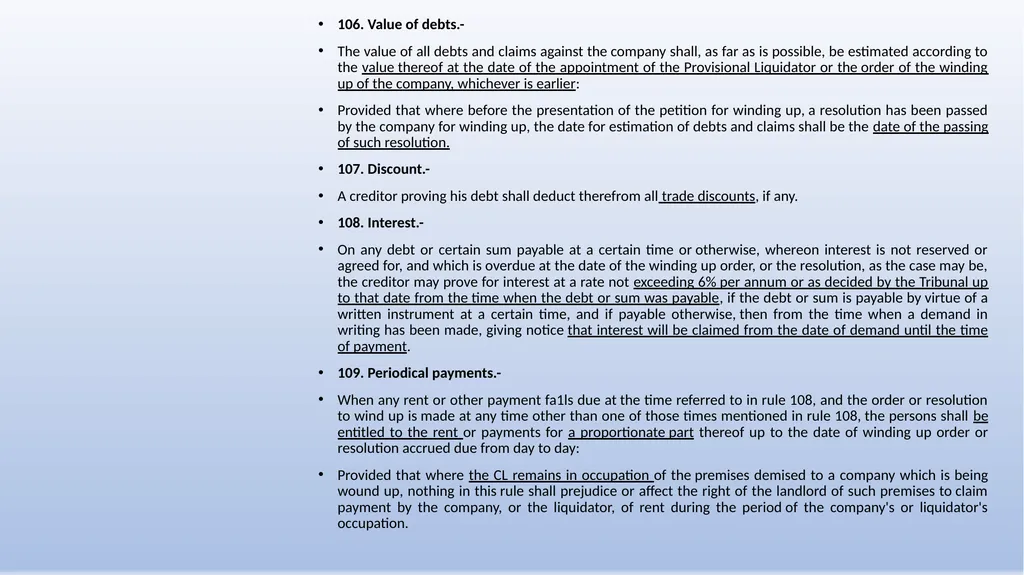 COMPANIES (WINDING UP) RULES, 2020 AN OVERVIEW - slide 27 of 110