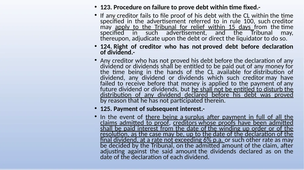 COMPANIES (WINDING UP) RULES, 2020 AN OVERVIEW - slide 31 of 110