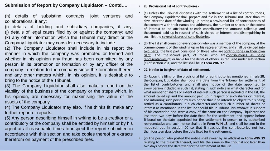 COMPANIES (WINDING UP) RULES, 2020 AN OVERVIEW - slide 19 of 110