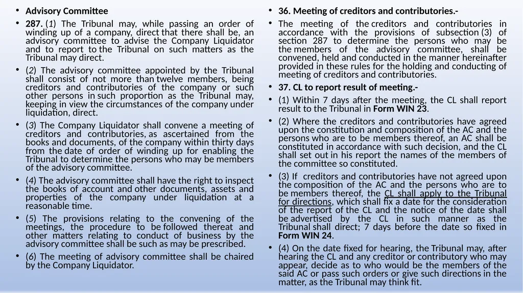 COMPANIES (WINDING UP) RULES, 2020 AN OVERVIEW - slide 33 of 110