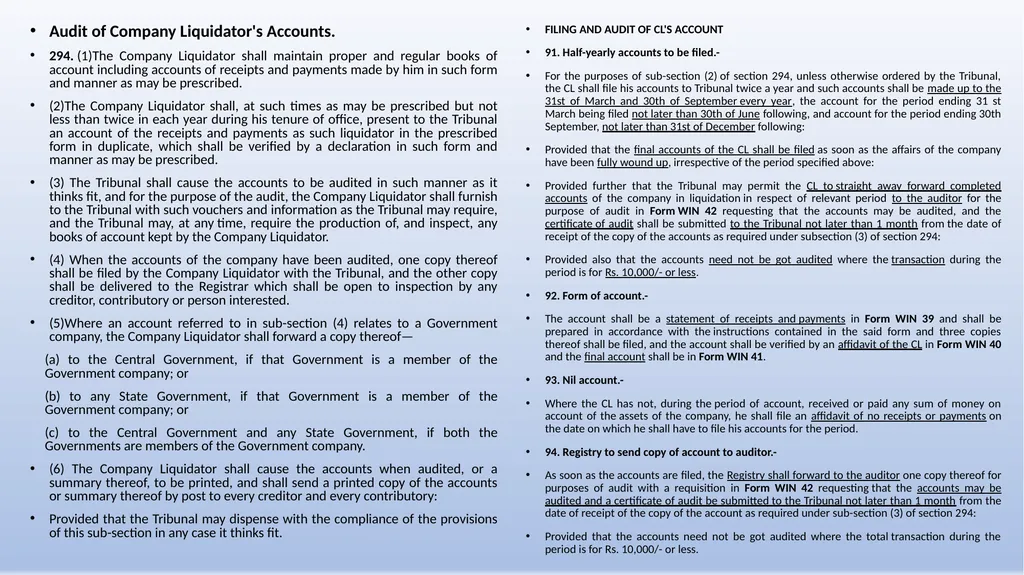 COMPANIES (WINDING UP) RULES, 2020 AN OVERVIEW - slide 46 of 110