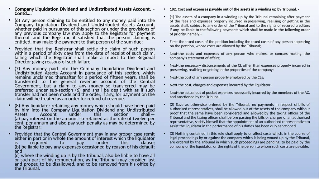 COMPANIES (WINDING UP) RULES, 2020 AN OVERVIEW - slide 94 of 110