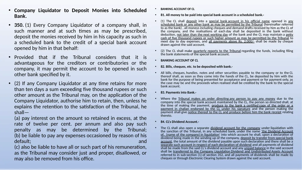 COMPANIES (WINDING UP) RULES, 2020 AN OVERVIEW - slide 90 of 110