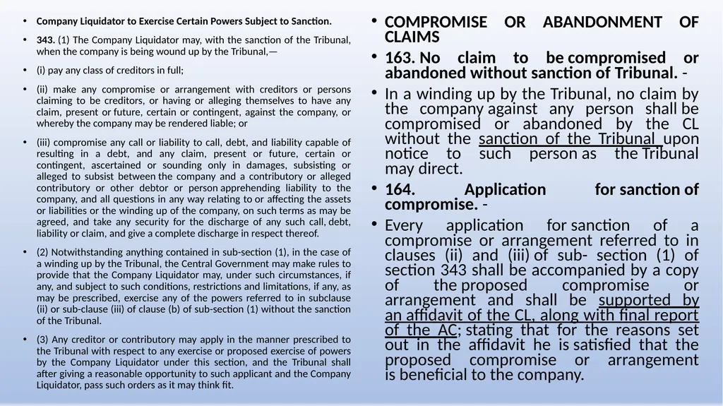 COMPANIES (WINDING UP) RULES, 2020 AN OVERVIEW - slide 82 of 110
