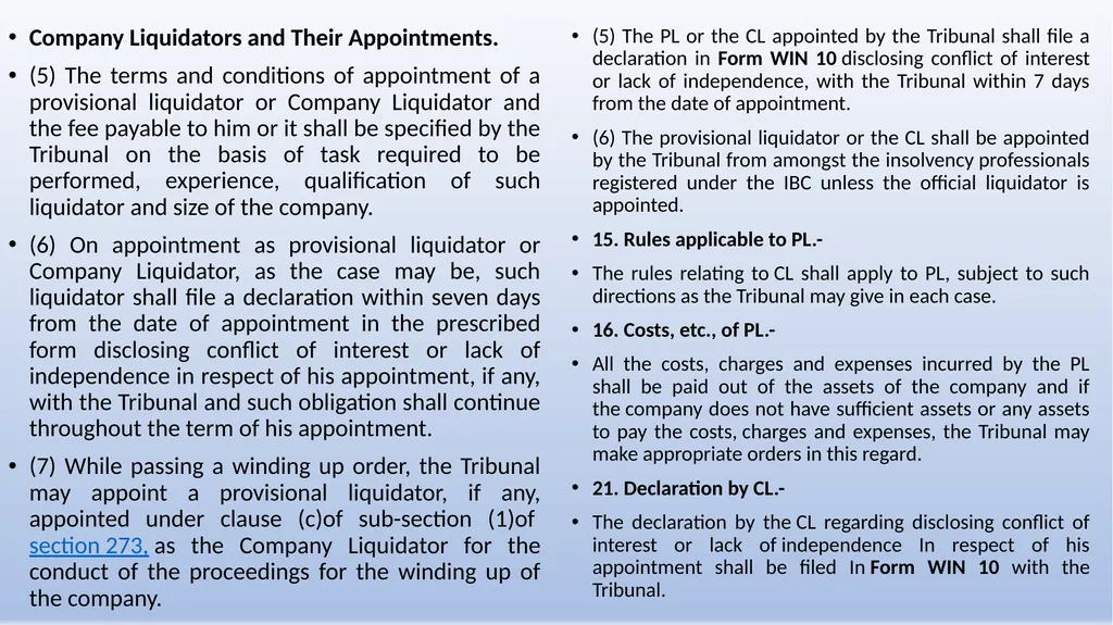 COMPANIES (WINDING UP) RULES, 2020 AN OVERVIEW - slide 11 of 110