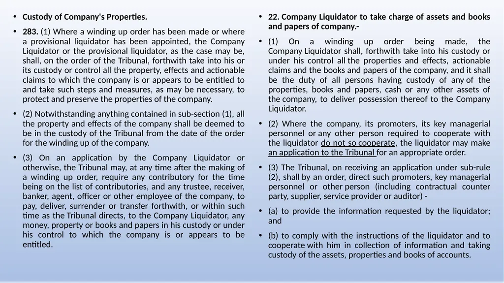 COMPANIES (WINDING UP) RULES, 2020 AN OVERVIEW - slide 21 of 110