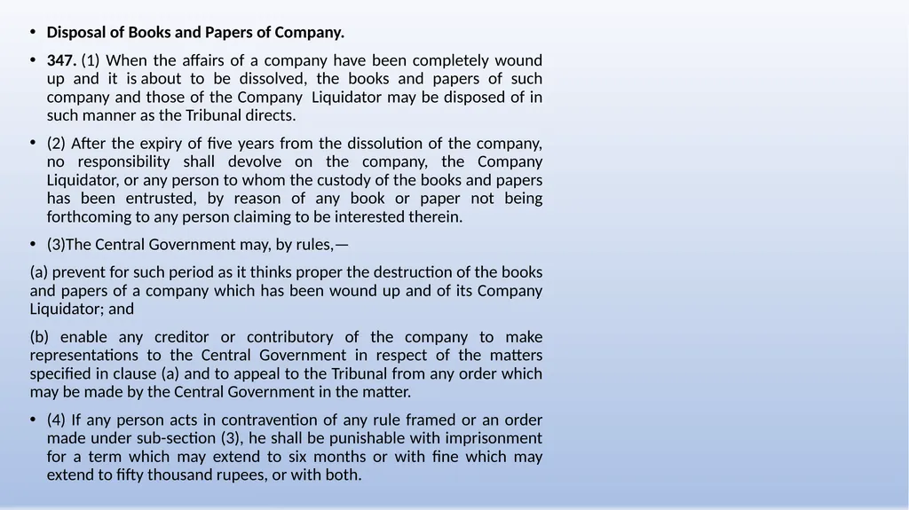 COMPANIES (WINDING UP) RULES, 2020 AN OVERVIEW - slide 86 of 110