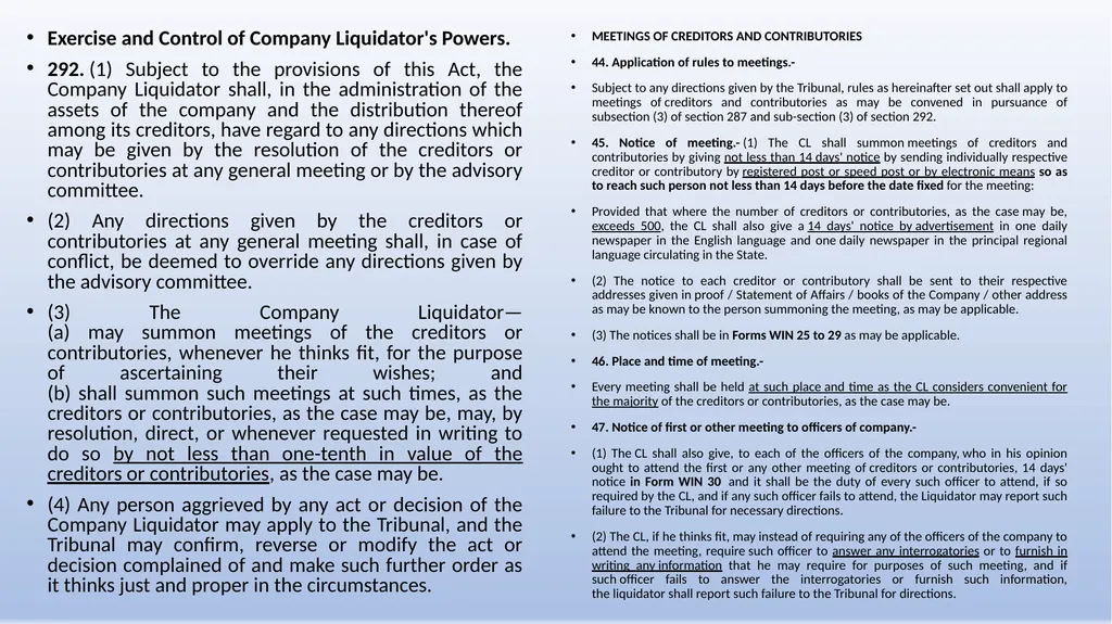 COMPANIES (WINDING UP) RULES, 2020 AN OVERVIEW - slide 39 of 110