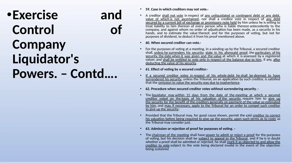 COMPANIES (WINDING UP) RULES, 2020 AN OVERVIEW - slide 42 of 110