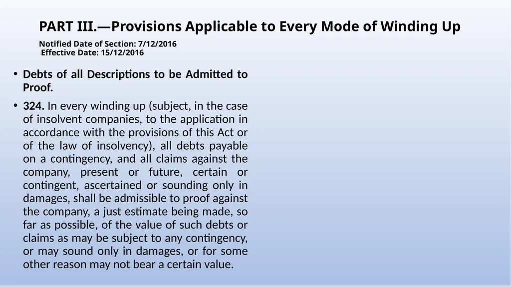 COMPANIES (WINDING UP) RULES, 2020 AN OVERVIEW - slide 59 of 110