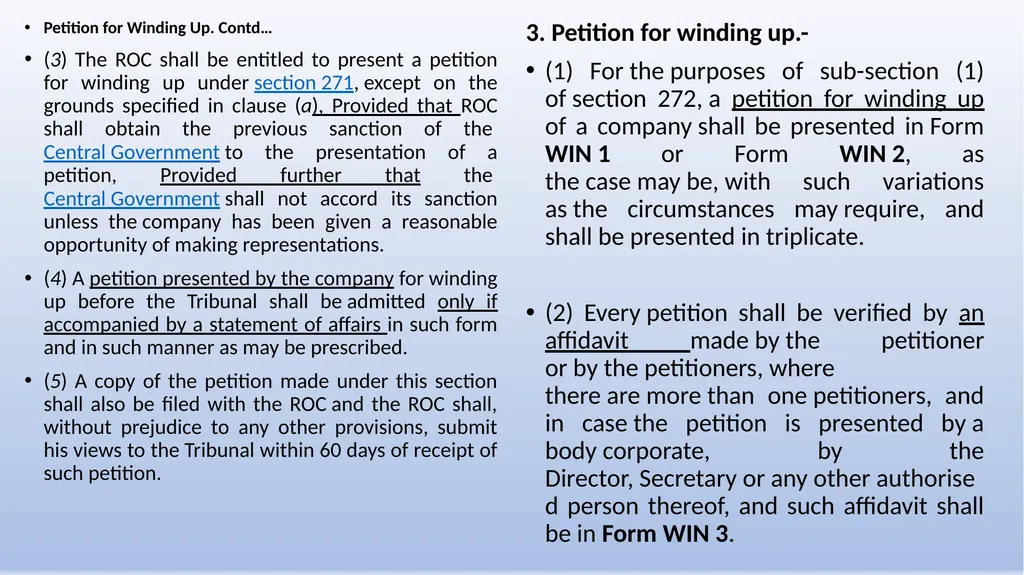 COMPANIES (WINDING UP) RULES, 2020 AN OVERVIEW - slide 5 of 110