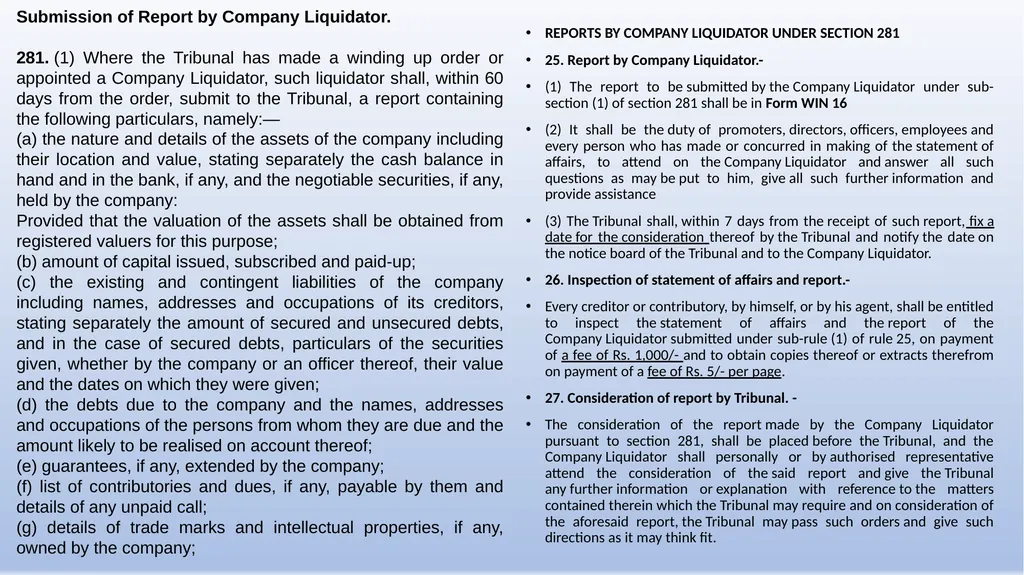 COMPANIES (WINDING UP) RULES, 2020 AN OVERVIEW - slide 18 of 110