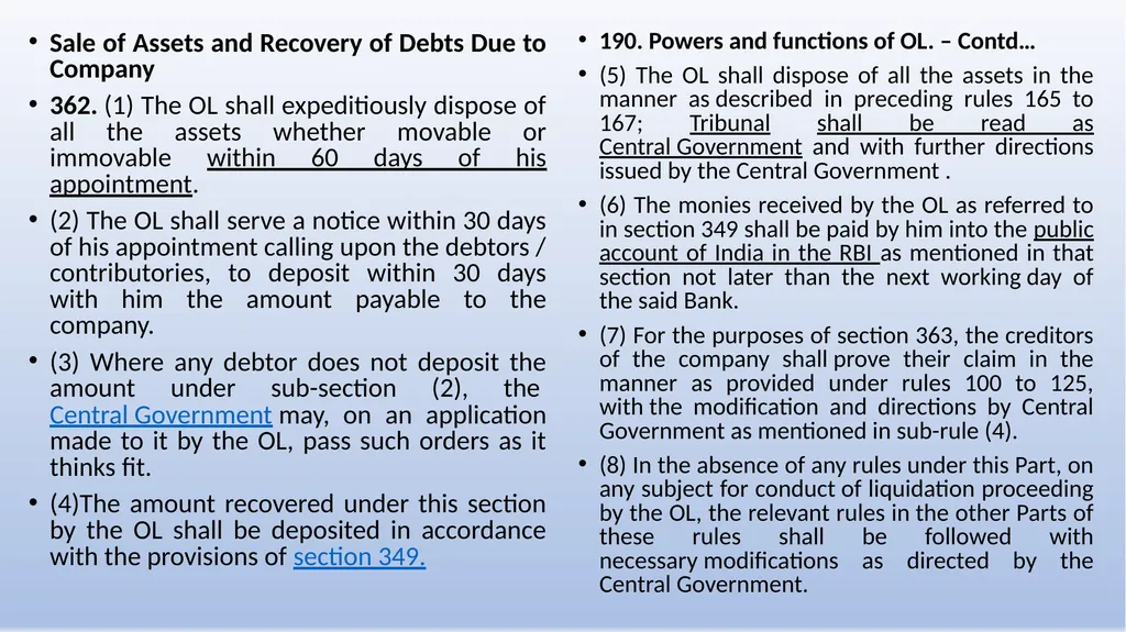 COMPANIES (WINDING UP) RULES, 2020 AN OVERVIEW - slide 105 of 110