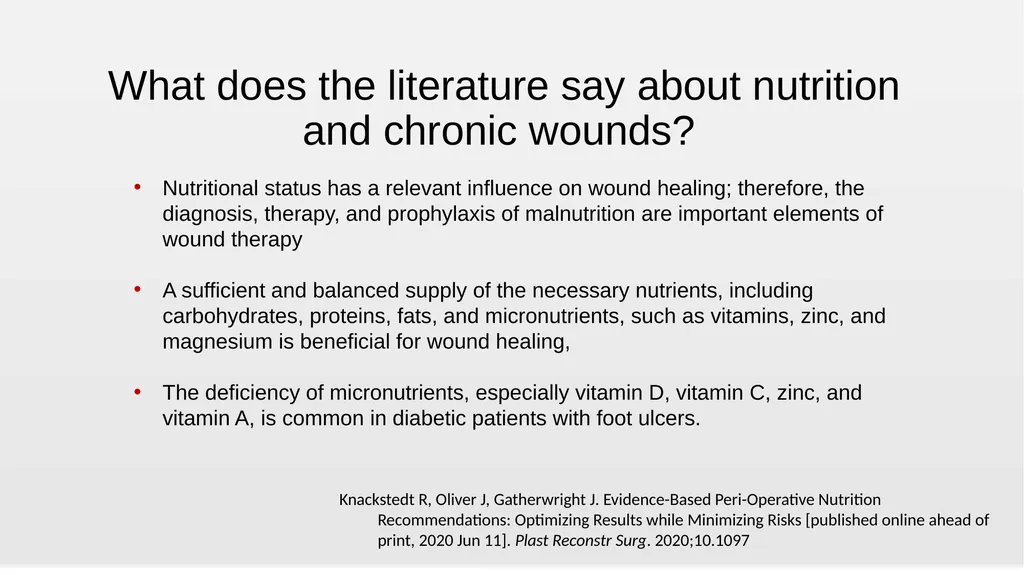 Nutrition and Wound Healing Wednesday, October 2, - slide 3 of 19