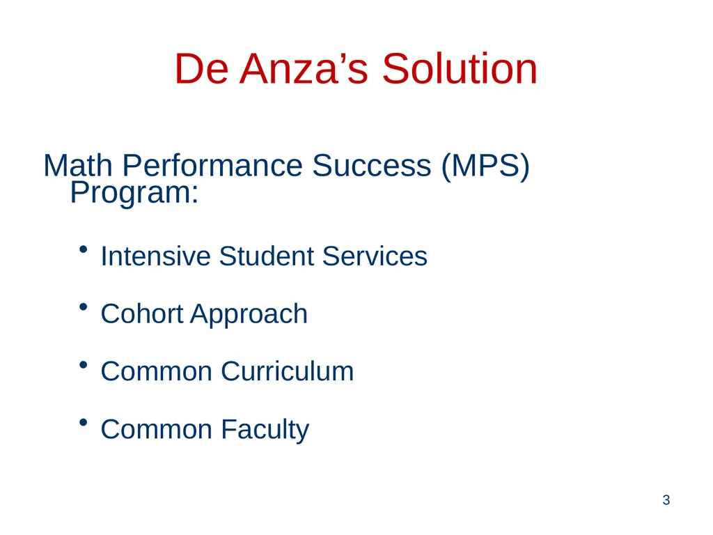 Math Performance Success Diane Mathios - slide 3 of 34