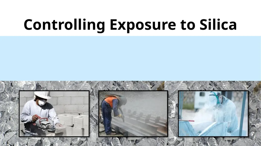 Respirable Crystalline Silica Employee Safety - slide 13 of 31