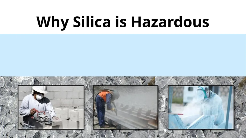 Respirable Crystalline Silica Employee Safety - slide 5 of 31