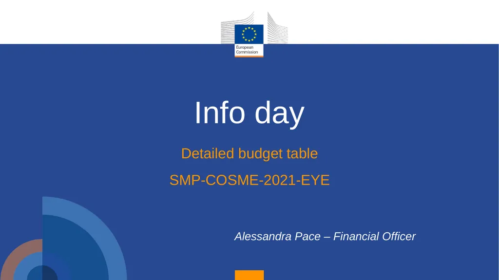 Alessandra Pace – Financial Officer Info day - slide 1 of 39
