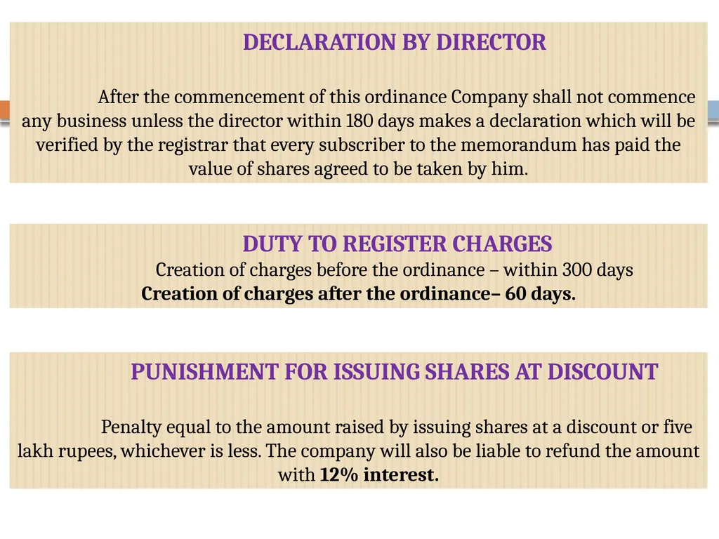 COMPLIANCE CALENDER Introduction Government first - slide 28 of 63