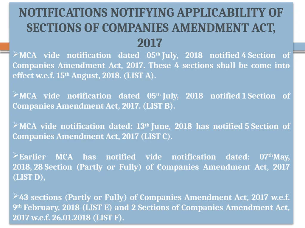 COMPLIANCE CALENDER Introduction Government first - slide 15 of 63