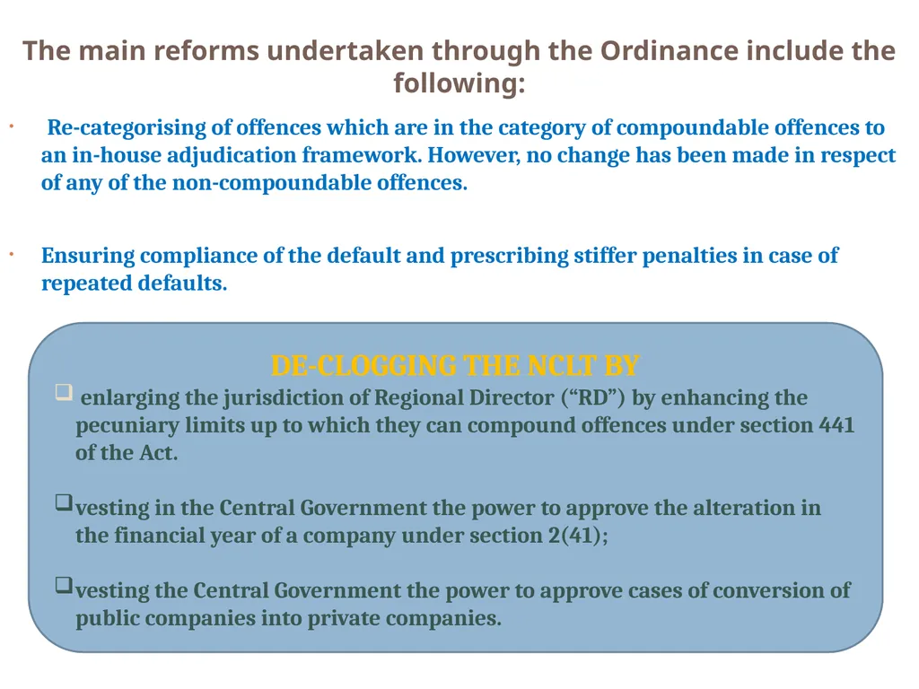 COMPLIANCE CALENDER Introduction Government first - slide 18 of 63