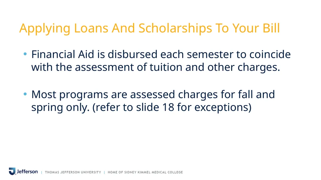 PAYING YOUR BILL AT THOMAS JEFFERSON UNIVERSITY - slide 16 of 26