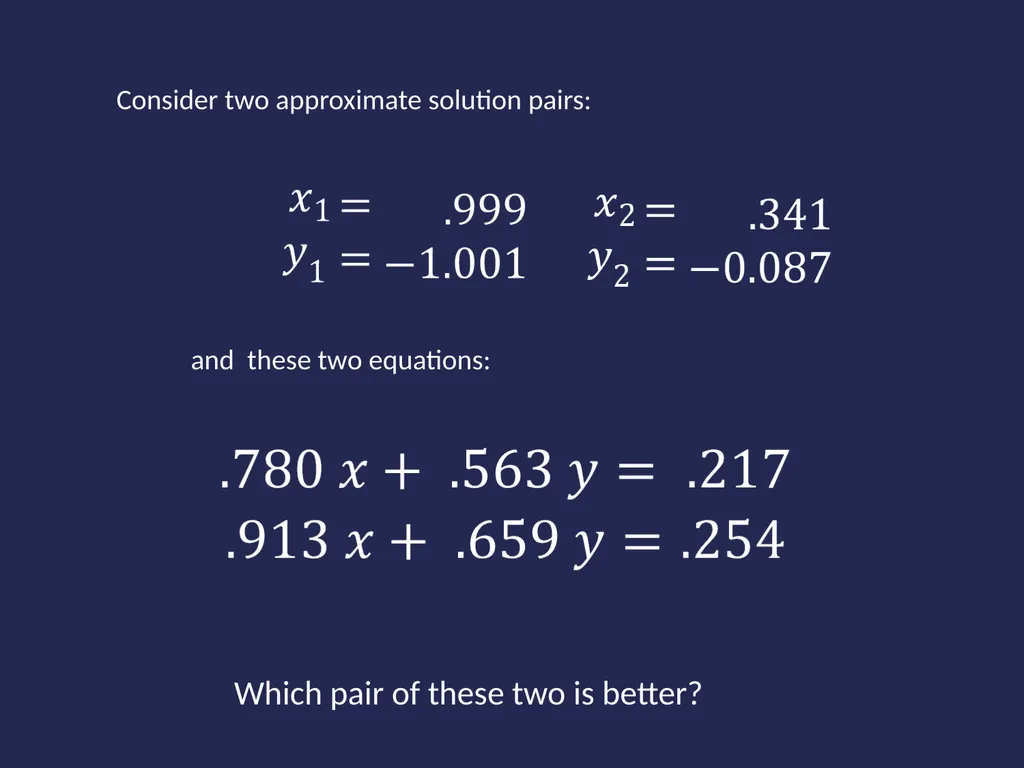 Math 340L - CS What’s this all about? What Shall - slide 31 of 55