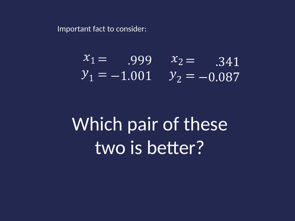 Math 340L - CS What’s this all about? What Shall - slide 33 of 55