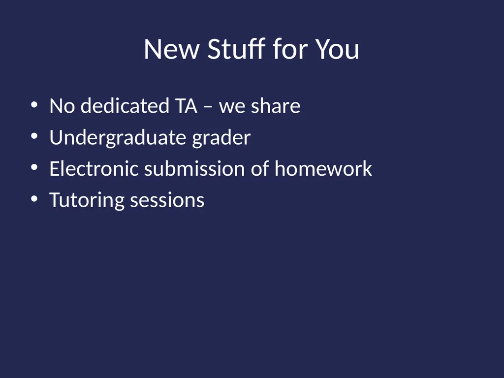 Math 340L - CS What’s this all about? What Shall - slide 14 of 55