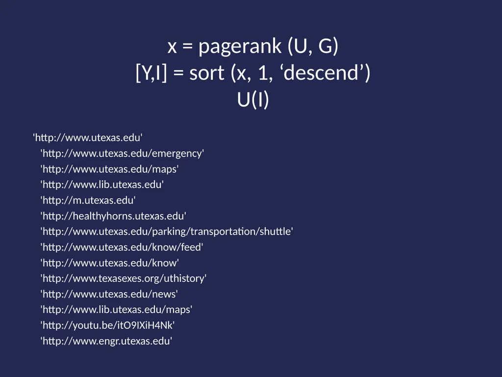 Math 340L - CS What’s this all about? What Shall - slide 50 of 55