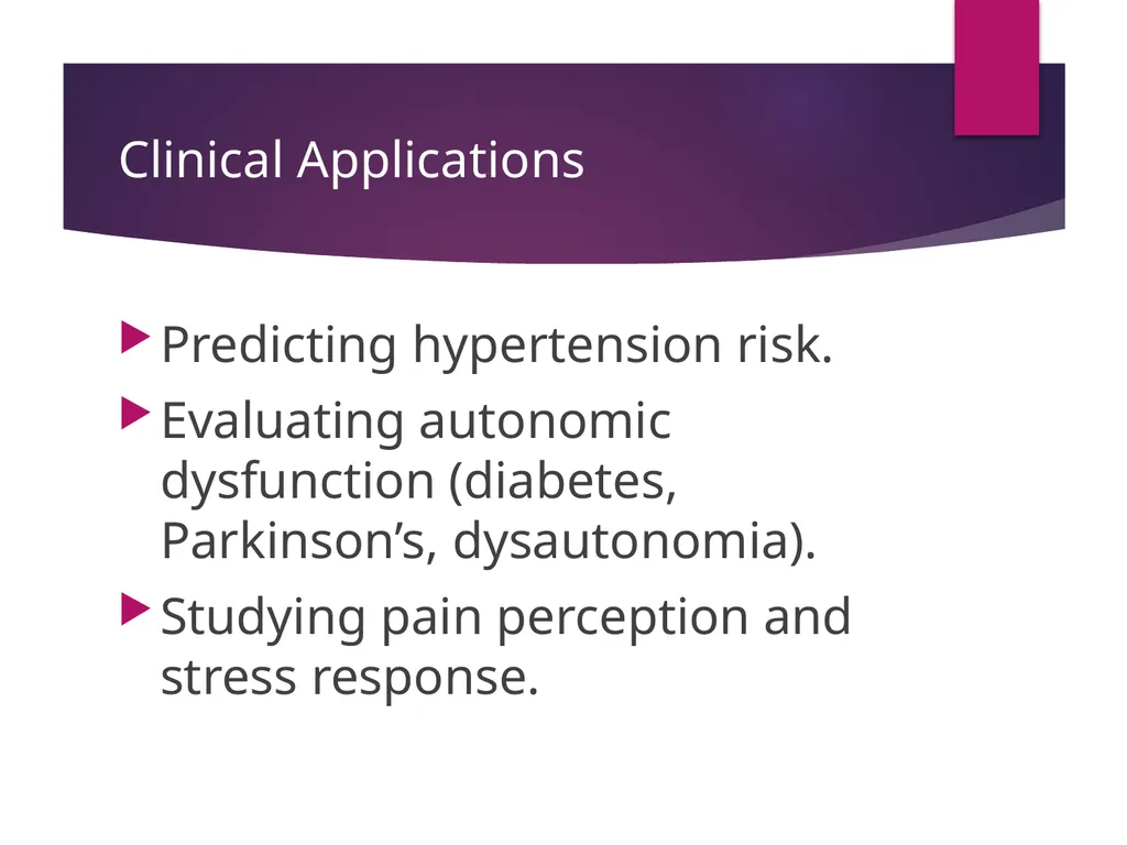 Cold Pressor Test Methodology, Interpretation, and - slide 7 of 16