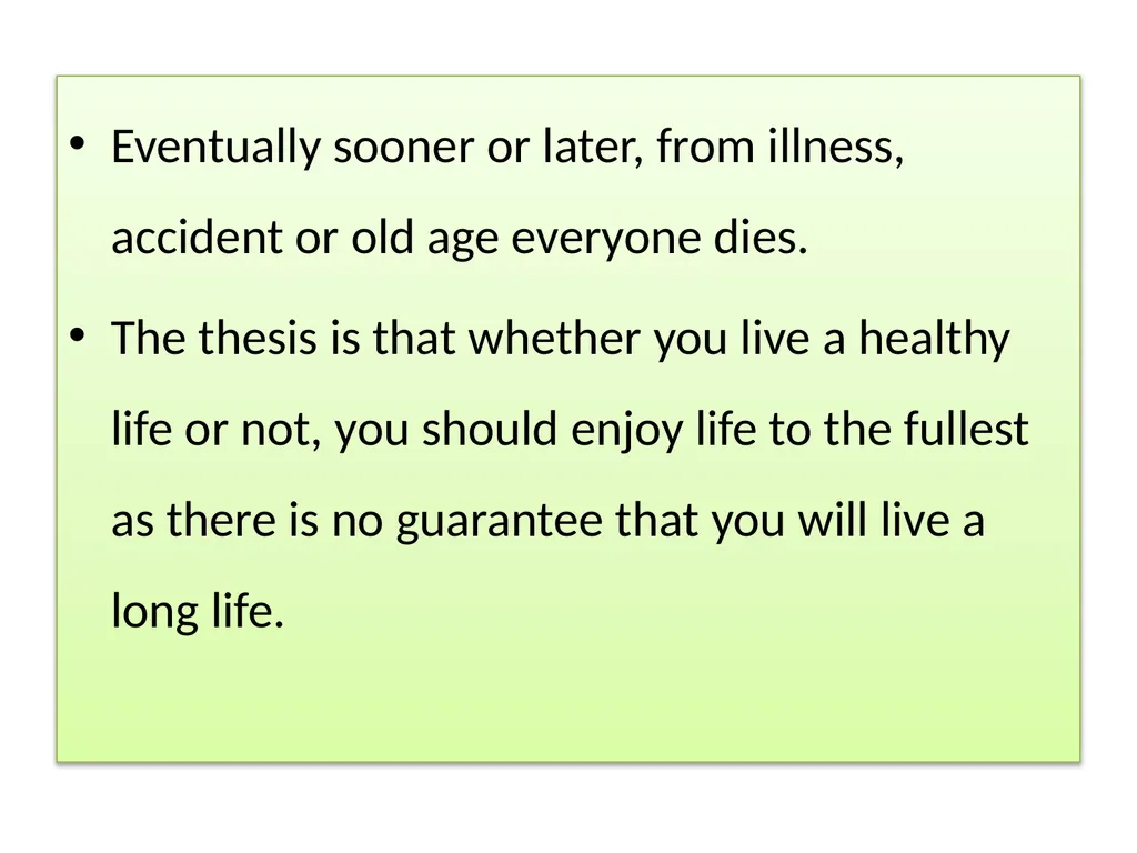How to Live to Be 200 BY STEPHEN LEACOCK Process - slide 6 of 16