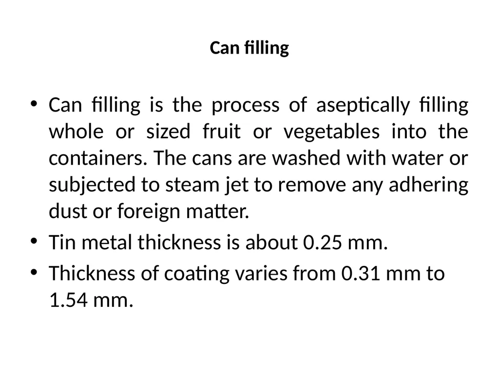 CANNING AND OTHER METHODS OF THERMAL PROCESSING - slide 3 of 8
