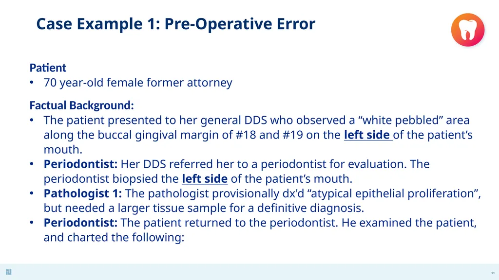 Disasters in Dentistry What to do when the - slide 11 of 48
