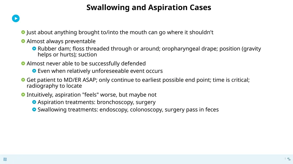 Disasters in Dentistry What to do when the - slide 48 of 48