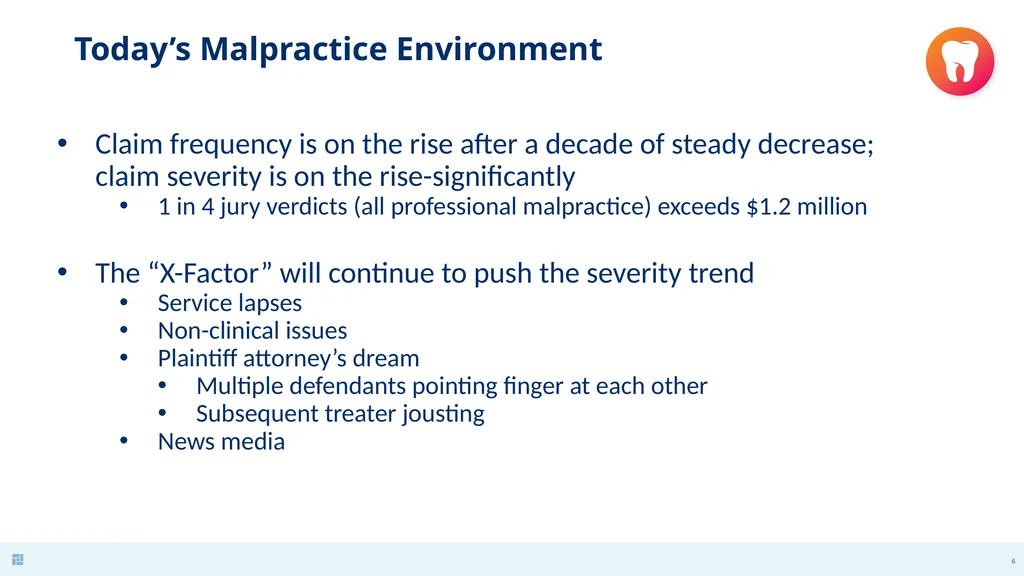 Disasters in Dentistry What to do when the - slide 6 of 48