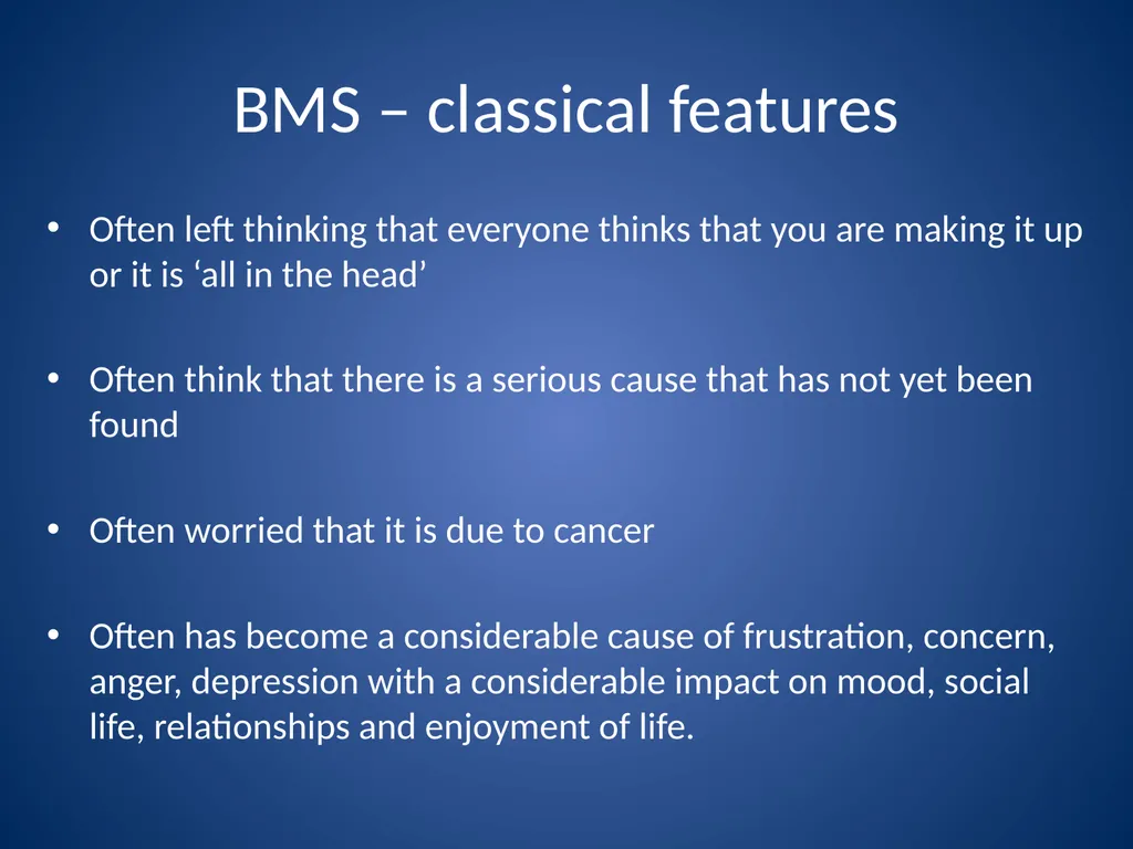 Burning Mouth Syndrome - a frequently unrecognised - slide 8 of 26
