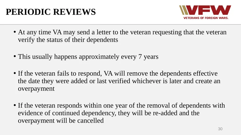 DEPENDENCY Why we add dependents Who can be - slide 30 of 35